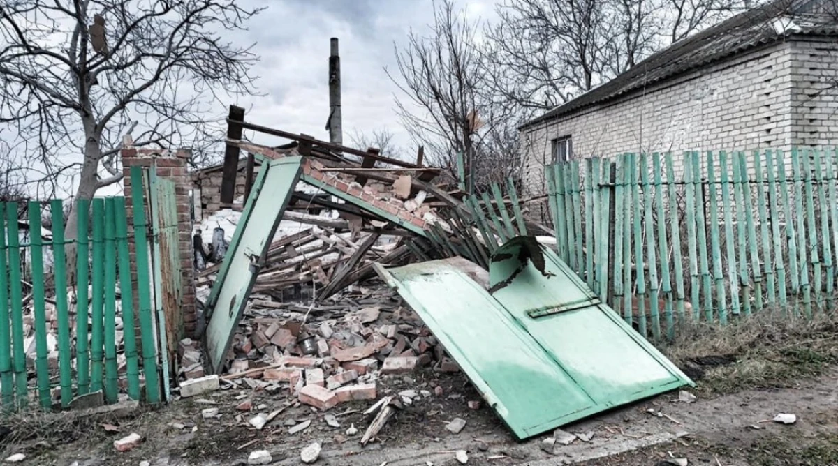 Фото: поліція Херсонської області/обстріл Качкарівки 3 лютого