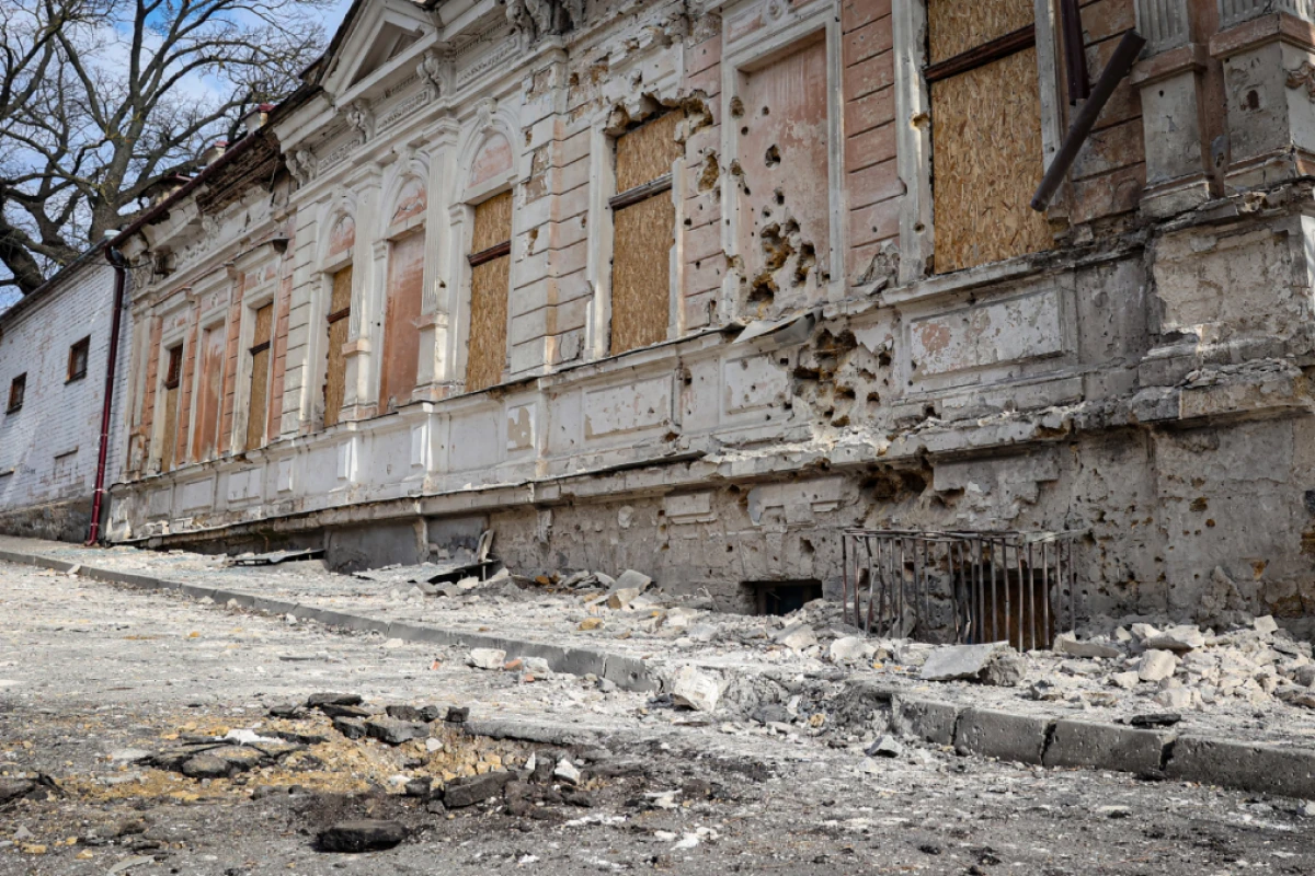 Обстріл одного з району Херсона