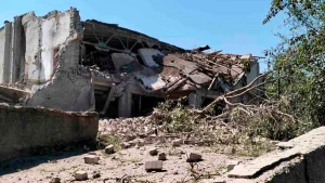 зруйнований будинок культури в Бериславському районі на Херсонщині