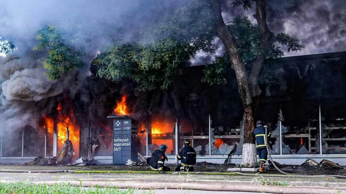 пожежа в магазині будматеріалів