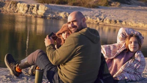 Єгор Протопопов з донечками Уляною та Мелісою

