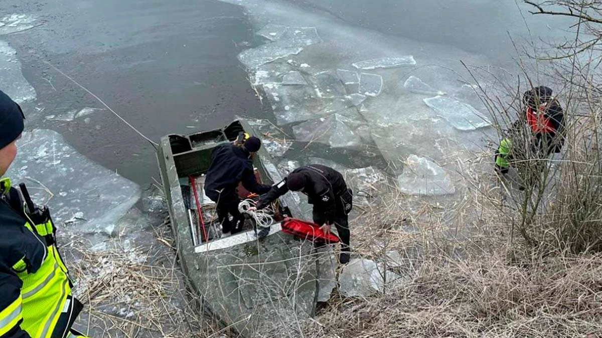 річка Інгулець, рятувальники, крига