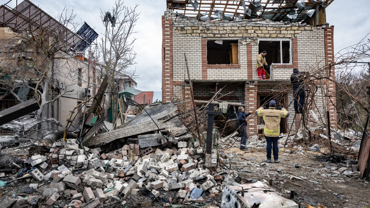 Наслідки обстрілів Херсона 12 березня