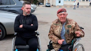 волонтер Григорій Янченко, дядя Гриша