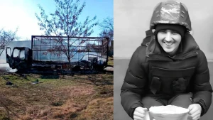 Єгор Істранов та згоріла машина Укрпошти