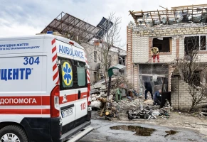 Наслідки російської атаки в Херсоні 13 березня 2025 року