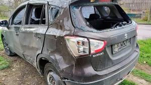 пошкоджена машина