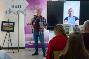 Анатолій Кичинський на творчій зустрічі