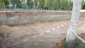 будівництво підземної школи у Херсоні