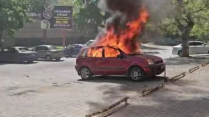 горить машина