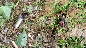 Атака безпілотника у лікарні Херсона. Залишки вибухівки