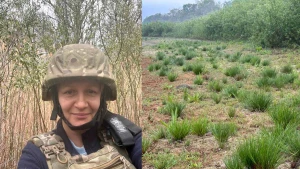 Анна Куземко, дно колишнього Каховського водосховища