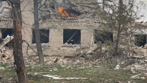 Наслідки обстрілу Новорайська на Херсонщині