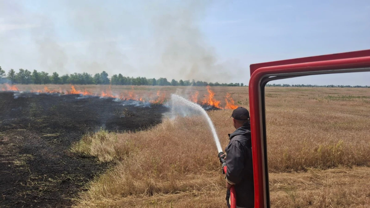 Пожежа у Чорнобаївській громаді 