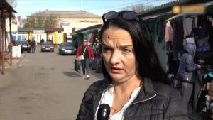 Олена Грек. Скриншот з відео окупаційного ЗМІ
