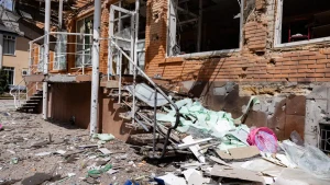 Наслідки обстрілів Херсона 