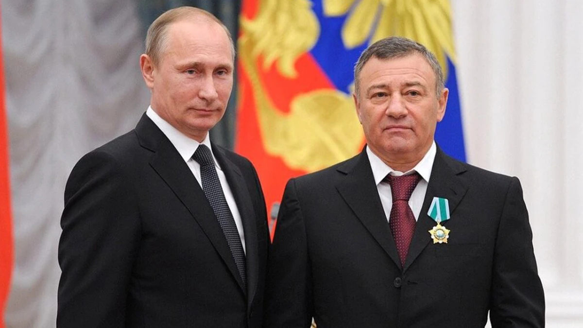 Володимир Путін на Аркадій Ротенберг