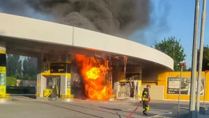 пожежа на АЗС