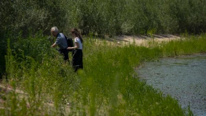 Територія колишнього Каховського водосховища