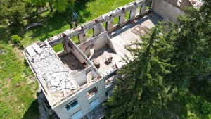 Розбита під час окупації школа в Калинівському на Херсонщині