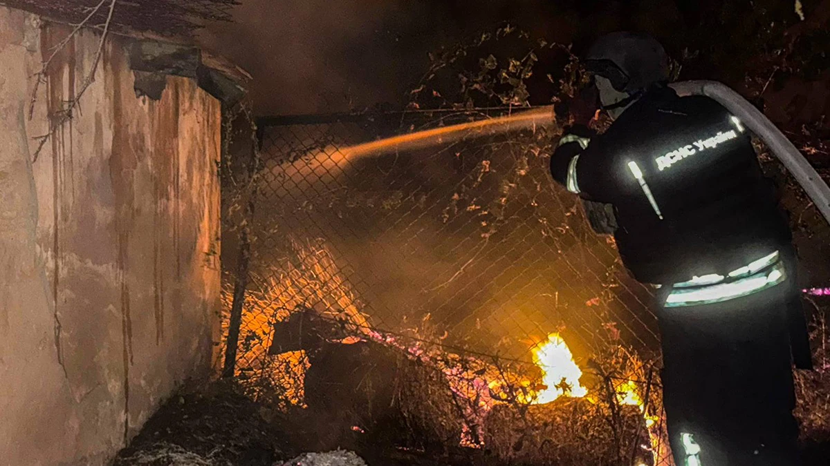 ліквідація пожежі на Херсонщині