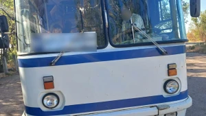 Автобус, який атакував дрон військ РФ 9 серпня