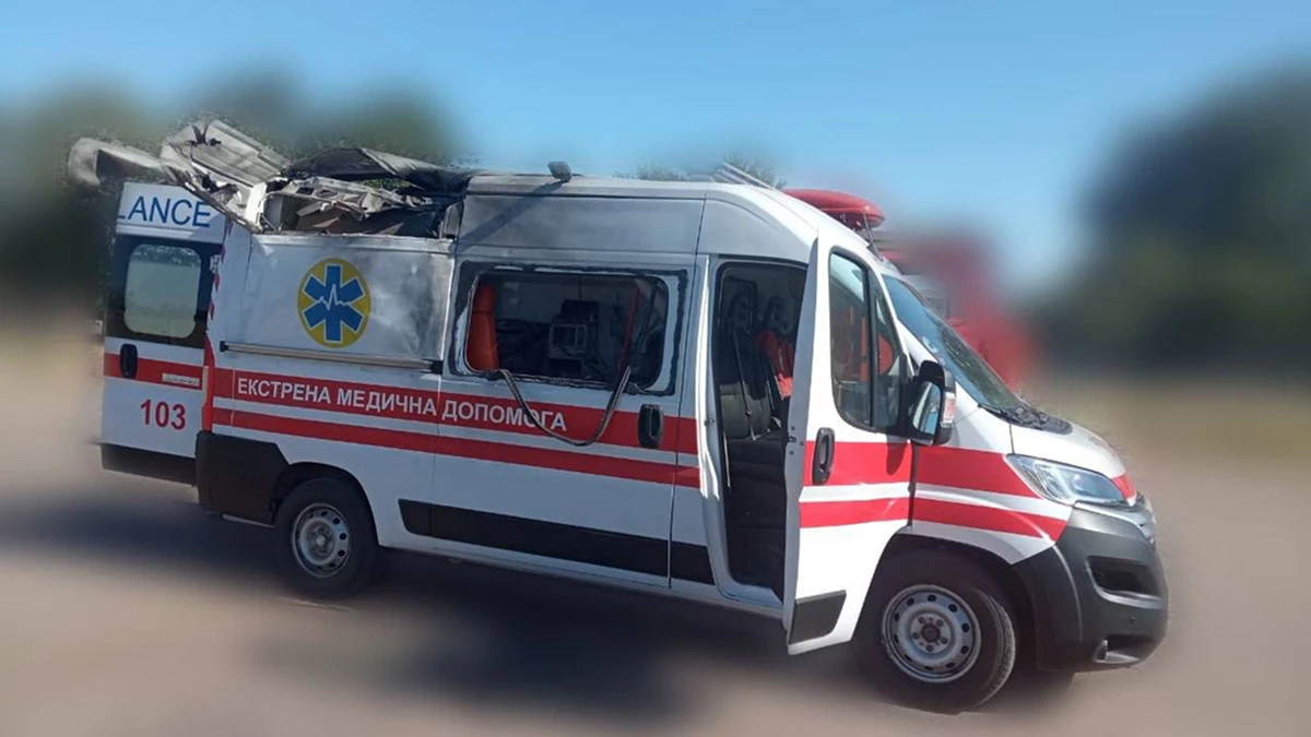 обстріл швидкої