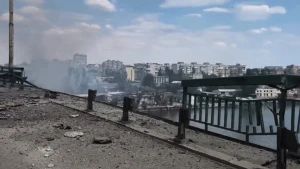 пошкоджений міст Херсон