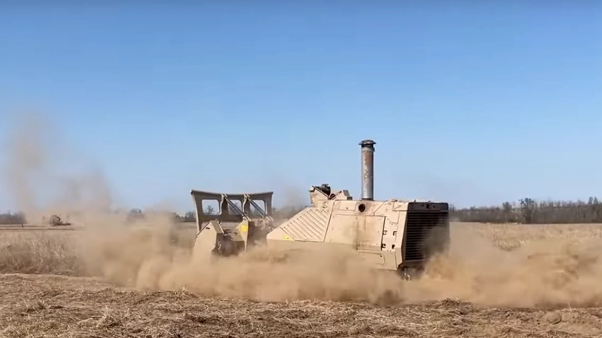 Розмінування Херсонщини швейцарським механізованим комплексом