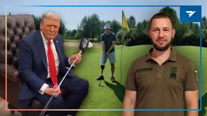 Костянтин Картавцев, подарував ключку Трампу