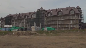 Будівництво "урядового кварталу" на Арабатській Стрілці.