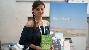 Софія Челяк на літературному фестивалі Port в Одесі