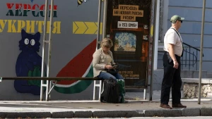 Зупинка у Херсоні