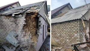 Самостійно відремонтований пошкоджений будинок в Херсоні