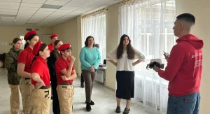 Майстер-клас із керування дронами в окупованому Красному на Херсонщині. Лютий 2025 року