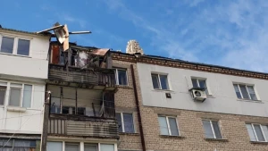 Наслідки обстріли Херсона 14 жовтня. Фото: ГУ Нацполіції в Херсонській області