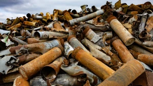 Уламки снарядів на Херсонщині