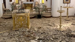 пошкоджений храм у Херсоні