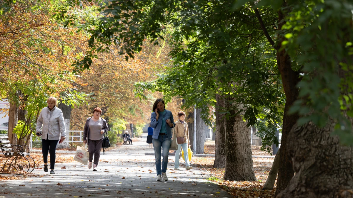 Херсонці у місті