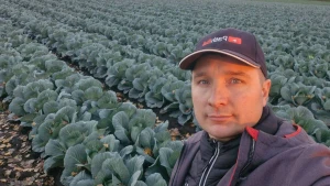 Павло Булгаков на капустяному полі 