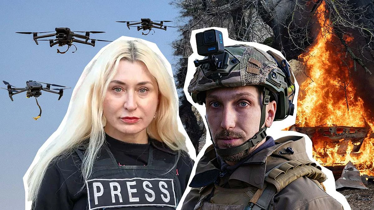 Американська журналістка Заріна Забріскі та начальник відділення комунікації 34-ї окремої бригади берегової оборони Артем Рудаков