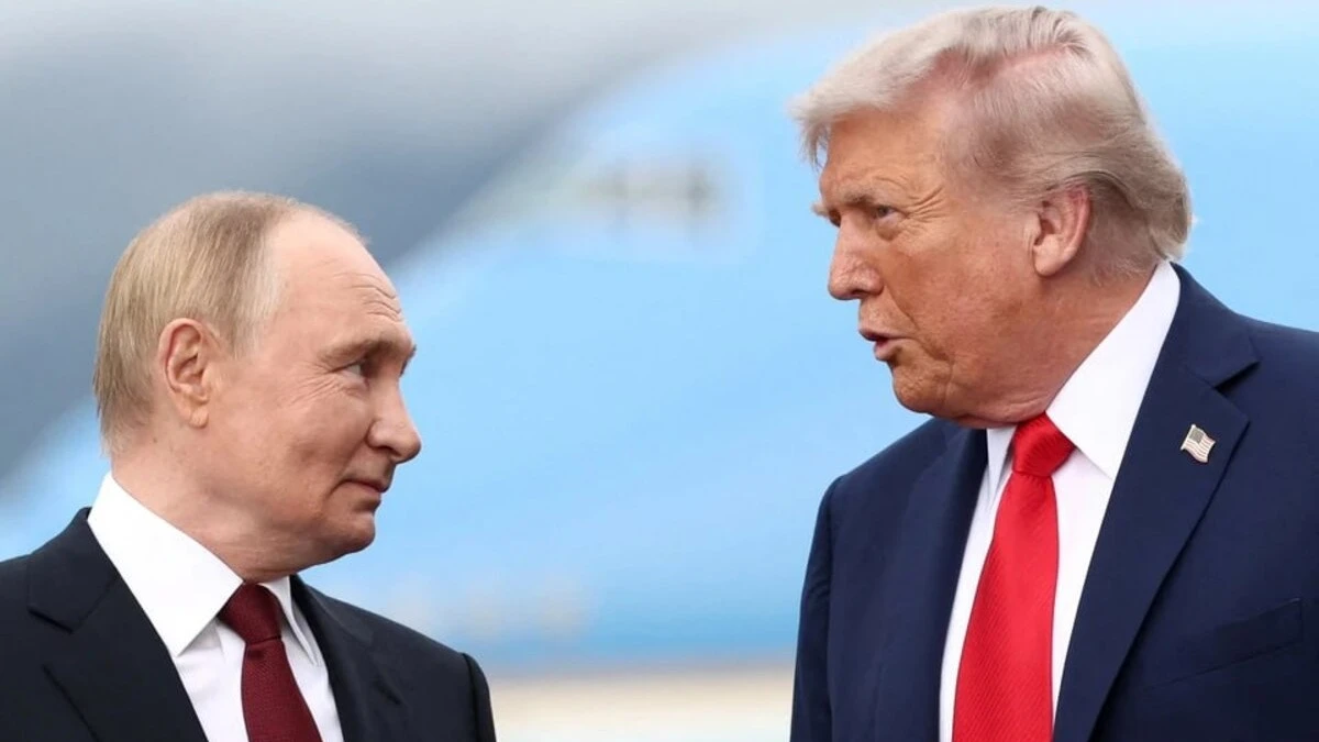 Дональд Трамп і Володимир Путін 