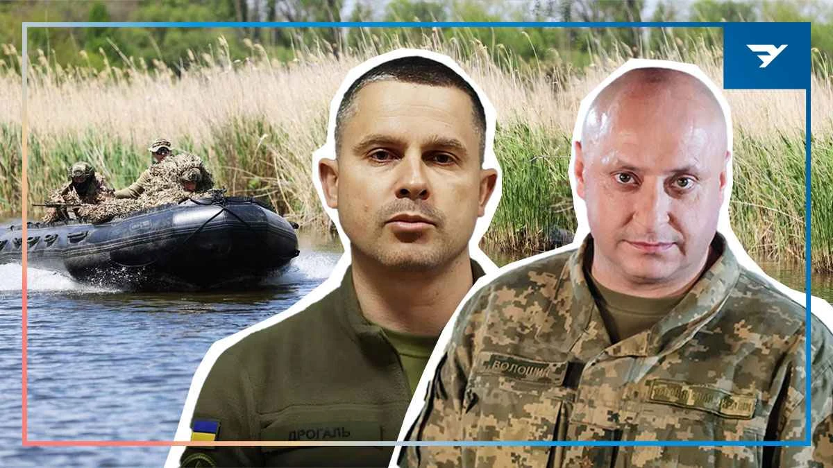 Речник Сил оборони Півдня Владислав Волошин та речник 30-го корпусу морської піхоти ВМС ЗСУ Павло Дрогаль