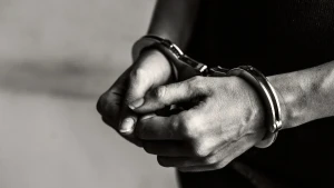 руки в наручниках