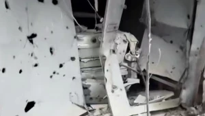 Наслідки ударів по гаражному кооперативу 