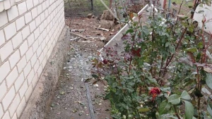 Наслідки обстрілу Зеленівки 