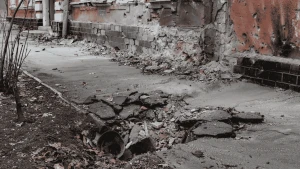 Наслідки обстрілу Херсона