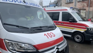 Автомобілі швидкої допомоги, Херсон, 28 березня 2023 року