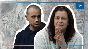 Один із бранців «Херсонської дев’ятки» Сергій Ковальський та його мати Ірина Ковальська