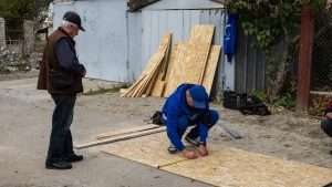 Ліквідація наслідків обстрілів у Херсоні